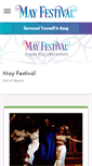 Mobile Screenshot of mayfestival.com